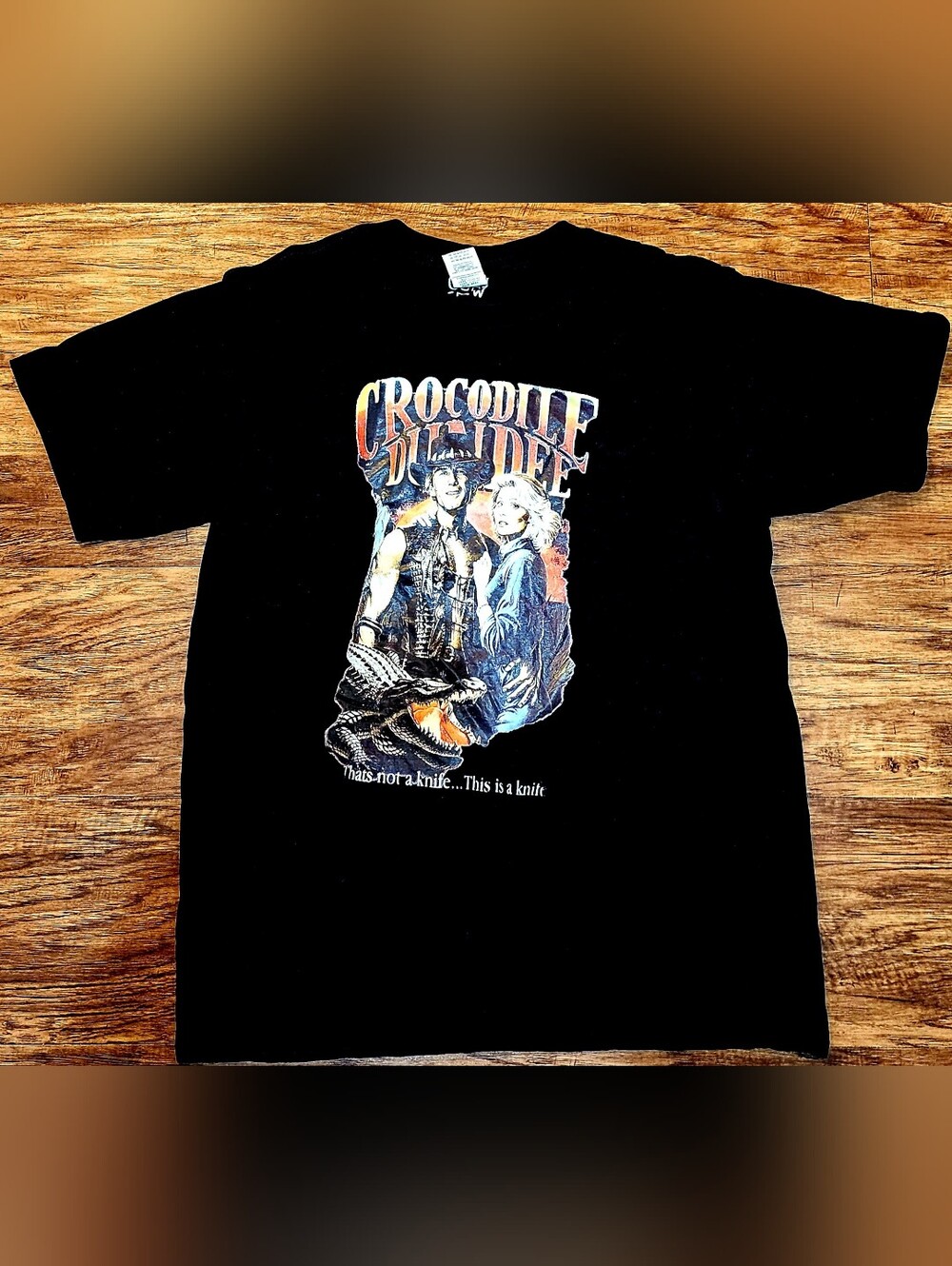 Crocodile Dundee Graphic Tee - Black